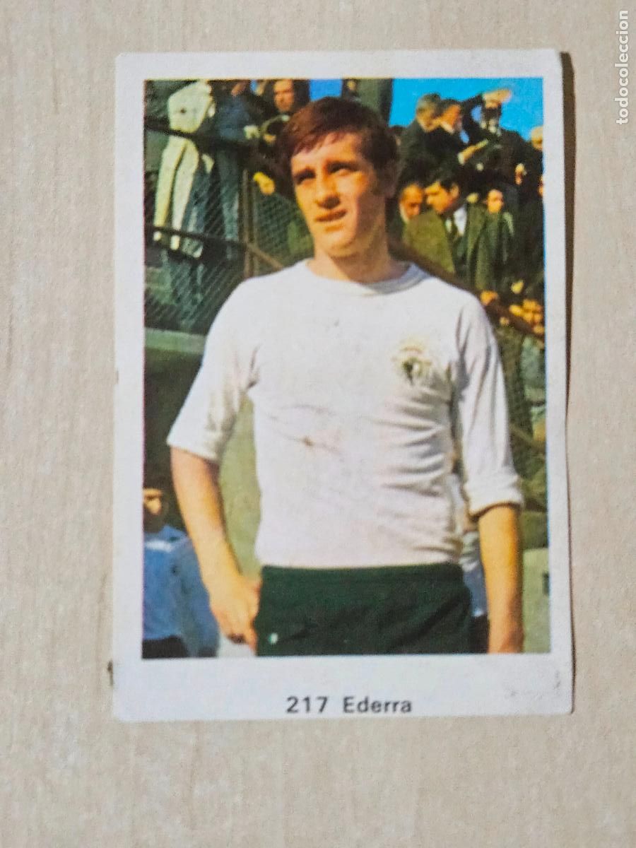 Cromos de f&uacute;tbol: N&ordm; 217 EDERRA - BURGOS - CAMPEONATO NACIONAL DE LIGA RUIZ ROMERO 1973 - CROMO RECUPERADO