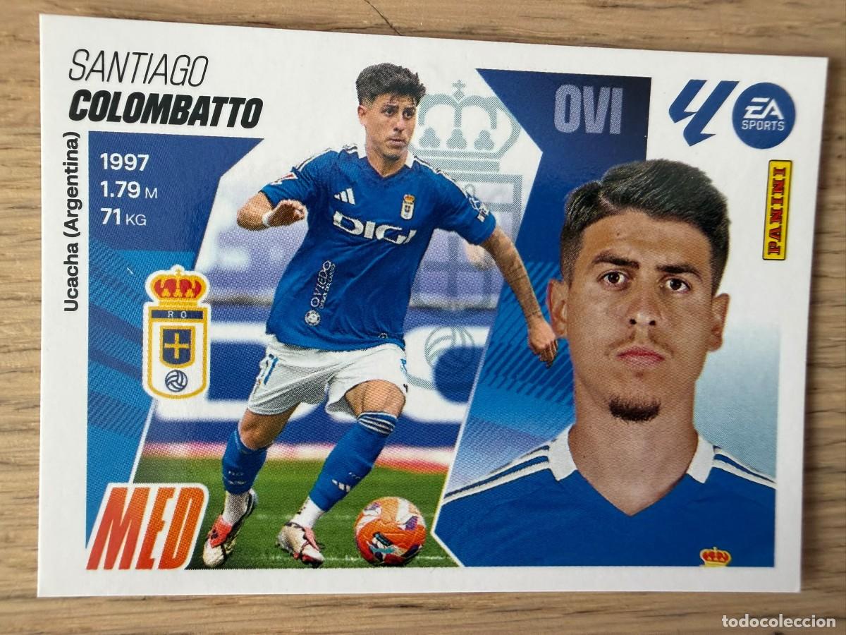 Cromos de f&uacute;tbol: 11 COLOMBATTO REAL OVIEDO 25 26 2025 2026 LIGA EA SPORTS COLECCIONES ESTE SIN PEGAR STICKER