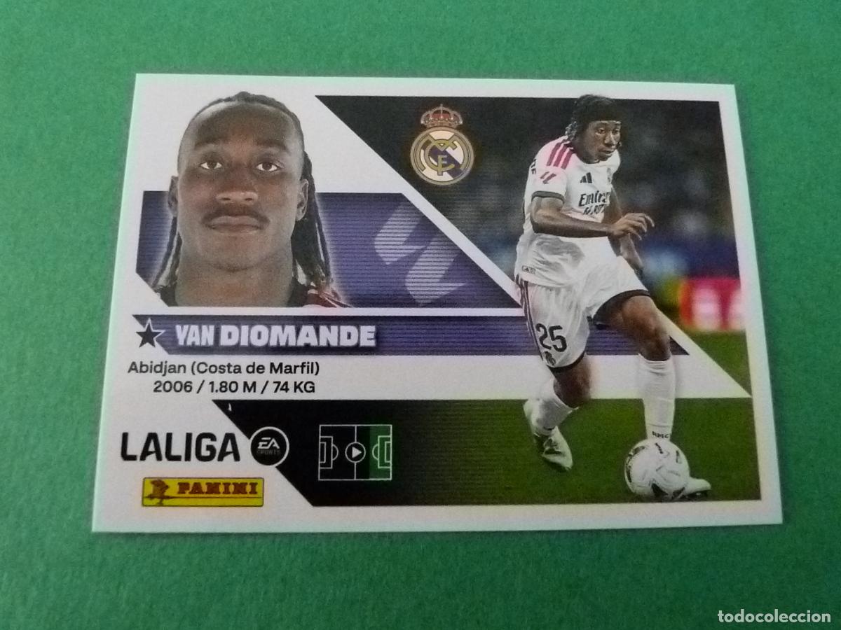 Cromos de f&uacute;tbol: CROMO FUTBOL DIOMANDE REAL MADRID C.F. SIN PEGAR FICHAJE N&ordm; 39 LIGA ESTE 2026-2027/26-27 PANINI