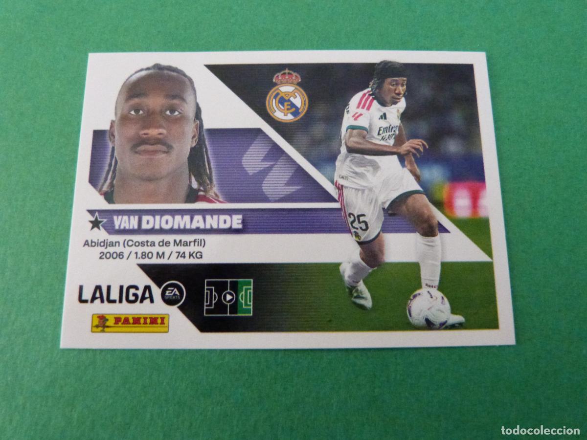 Cromos de f&uacute;tbol: CROMO FUTBOL DIOMANDE REAL MADRID C.F. SIN PEGAR FICHAJE N&ordm; 39 LIGA ESTE 2026-2027/26-27 PANINI