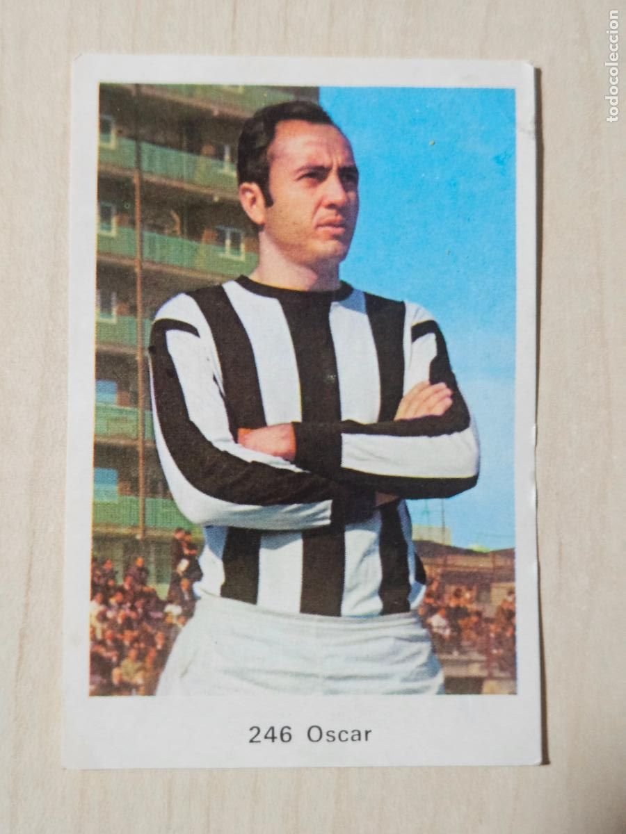 Cromos de Futebol: N&ordm; 246 OSCAR - CASTELLON - CAMPEONATO NACIONAL DE LIGA RUIZ ROMERO 1973 - CROMO RECUPERADO