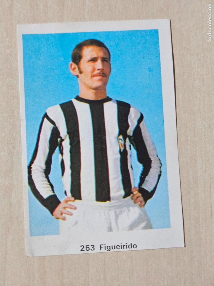 Cromos de f&uacute;tbol: N&ordm; 253 FIGUEIRIDO - CASTELLON - CAMPEONATO NACIONAL DE LIGA RUIZ ROMERO 1973 - CROMO RECUPERADO