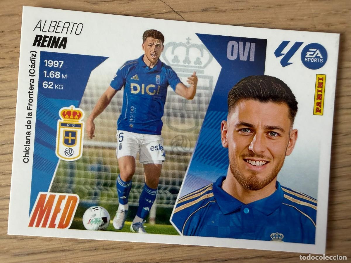 Cromos de f&uacute;tbol: 12 REINA REAL OVIEDO 25 26 2025 2026 LIGA EA SPORTS COLECCIONES ESTE SIN PEGAR STICKER