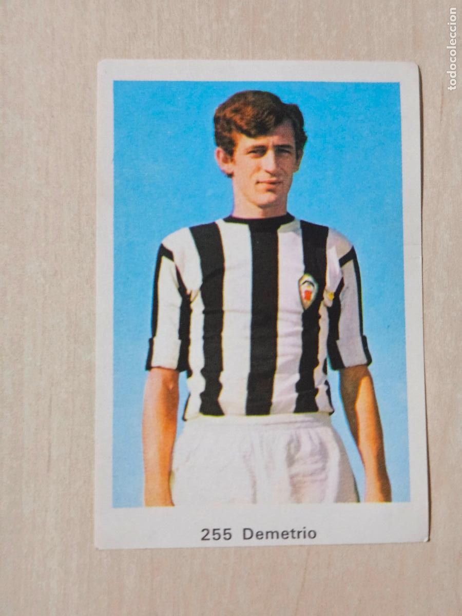 Cromos de f&uacute;tbol: N&ordm; 255 DEMETRIO - CASTELLON - CAMPEONATO NACIONAL DE LIGA RUIZ ROMERO 1973 - CROMO RECUPERADO