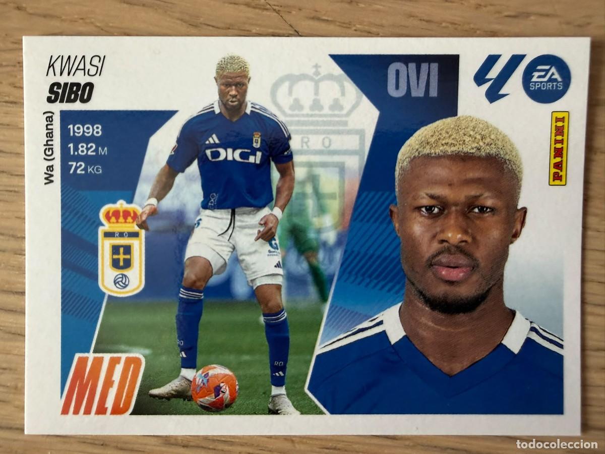 Cromos de f&uacute;tbol: 13 SIBO REAL OVIEDO 25 26 2025 2026 LIGA EA SPORTS COLECCIONES ESTE SIN PEGAR STICKER
