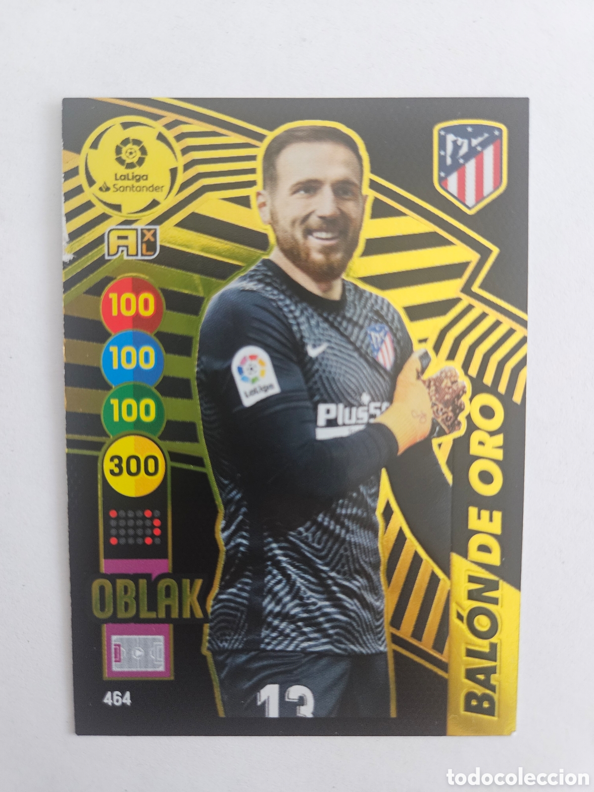 Cromos de f&uacute;tbol: FICHA N&ordm; 464 OBLAK - ADRENALYN 20 21 - PANINI 2020 - 21 - CROMO - BALON DE ORO
