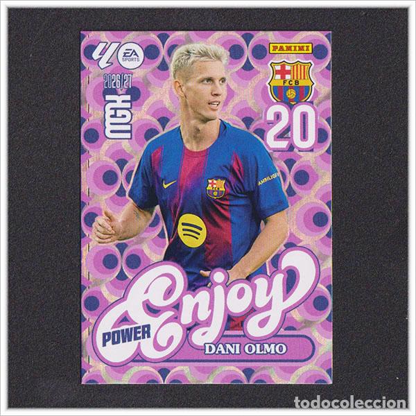 Cromos de f&uacute;tbol: MEGACRACKS 2026 2027 26 27 PANINI DANI OLMO 381P 381 ENJOY POWER BARCELONA BAR&Ccedil;A COLECCI&Oacute;N LIGA MGK