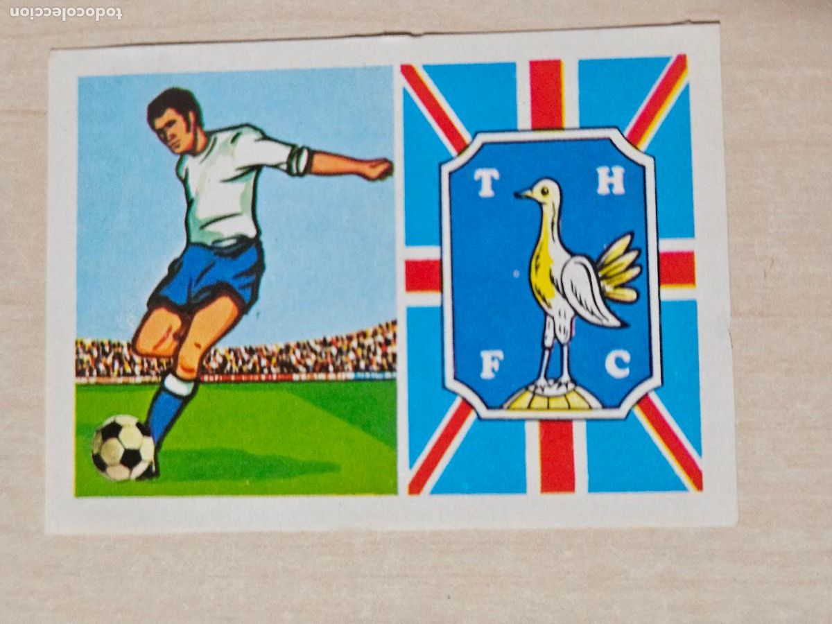 Cromos de f&uacute;tbol: N&ordm; 341 TOTTENHAM HOTSPUR - CAMPEONATO NACIONAL DE LIGA RUIZ ROMERO 1973 - CROMO RECUPERADO