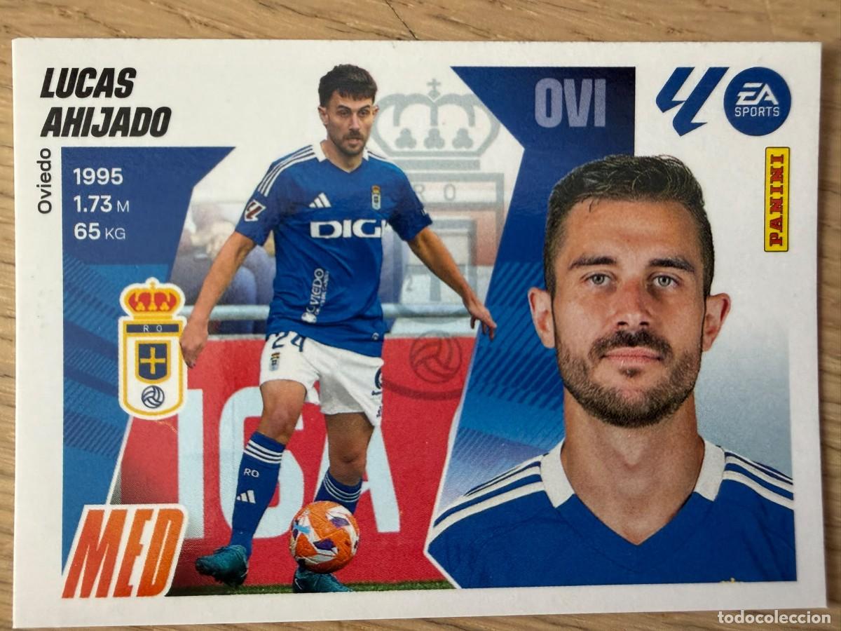 Cromos de f&uacute;tbol: 16B 16 B LUCAS AHIJADO REAL OVIEDO 25 26 2025 2026 LIGA EA SPORTS COLECCIONES ESTE SIN PEGAR STICKER