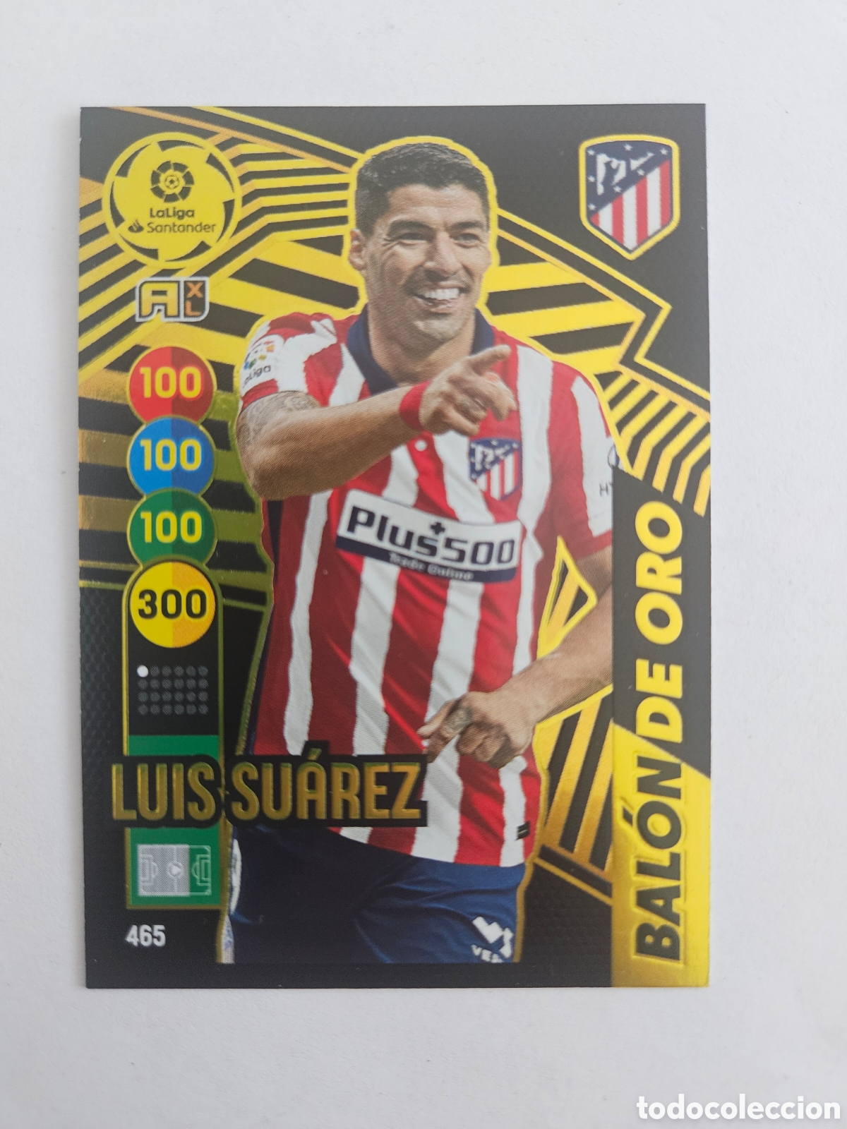Cromos de f&uacute;tbol: FICHA N&ordm; 465 LUIS SUAREZ - ADRENALYN 20 21 - PANINI 2020 - 21 - CROMO - BALON DE ORO