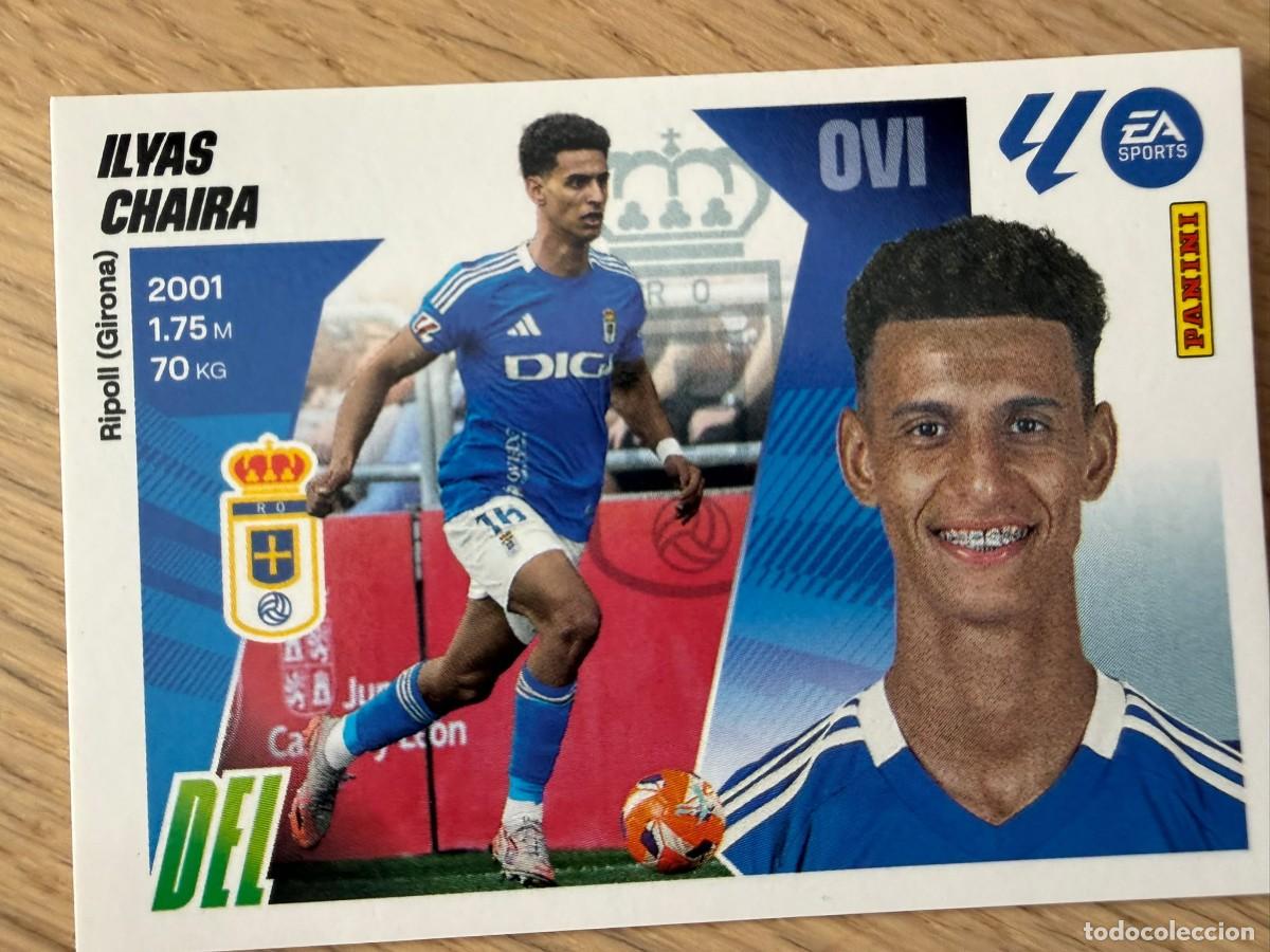 Figurine di Calcio: 18A 18 A ILYAS CHAIRA REAL OVIEDO 25 26 2025 2026 LIGA EA SPORTS COLECCIONES ESTE SIN PEGAR STICKER