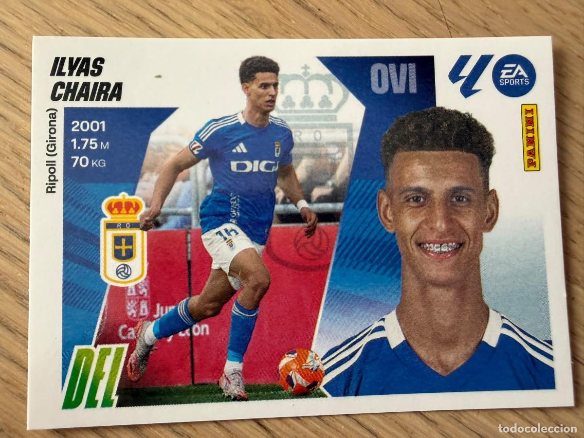 Figurine di Calcio: 18A 18 A ILYAS CHAIRA REAL OVIEDO 25 26 2025 2026 LIGA EA SPORTS COLECCIONES ESTE SIN PEGAR STICKER