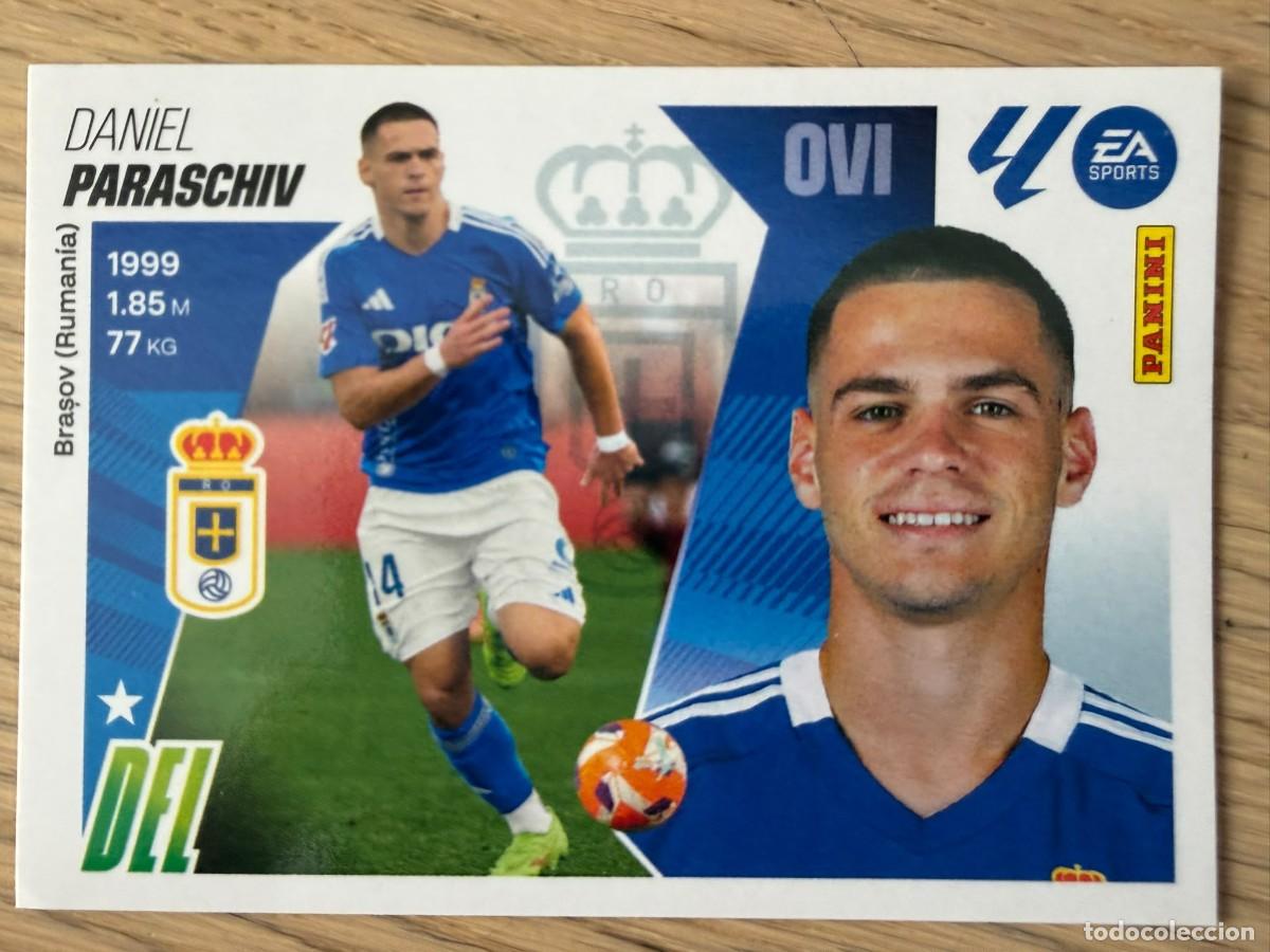 Cromos de Futebol: 19 PARASCHIV REAL OVIEDO 25 26 2025 2026 LIGA EA SPORTS COLECCIONES ESTE SIN PEGAR STICKER