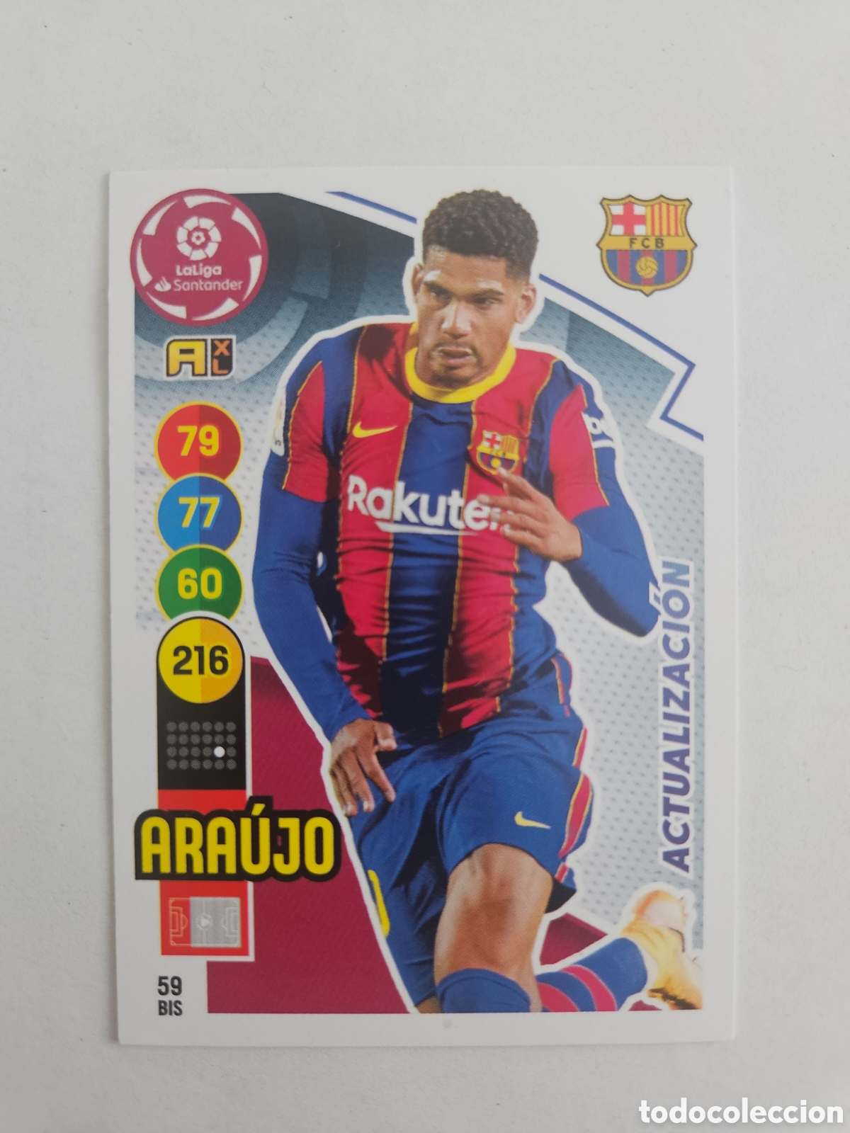 Cromos de Futebol: Barcelona 59 Bis ARAUJO Adrenalyn 2020-21