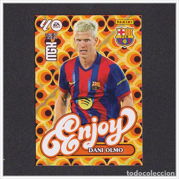 Fu&szlig;ball-Sticker: MEGACRACKS 2026 2027 26 27 PANINI DANI OLMO 381 ENJOY BARCELONA BAR&Ccedil;A ALBUM COLECCI&Oacute;N LIGA MGK