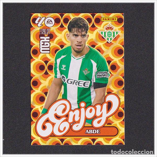 Fu&szlig;ball-Sticker: MEGACRACKS 2026 2027 26 27 PANINI ABDE 379 ENJOY BETIS ALBUM COLECCI&Oacute;N LIGA MGK