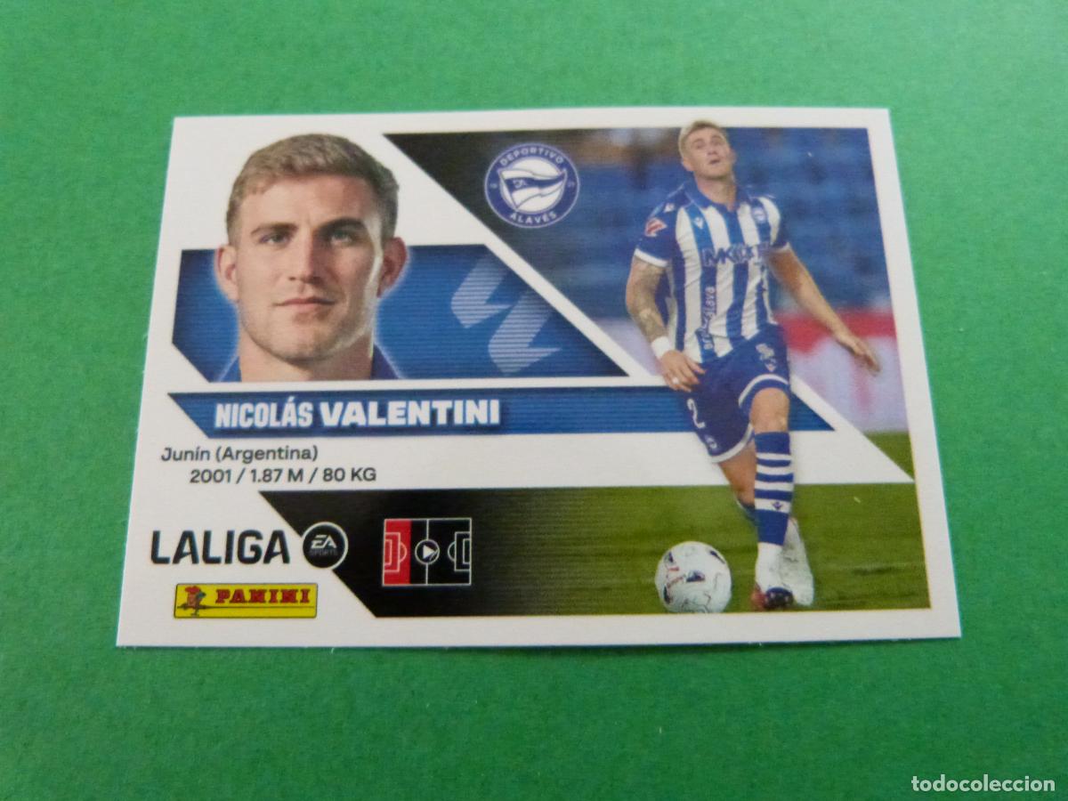 Cromos de f&uacute;tbol: CROMO FUTBOL VALENTINI DEPORTIVO ALAVES SIN PEGAR FICHAJE N&ordm; 30 LIGA ESTE 2026-2027/26-27 PANINI