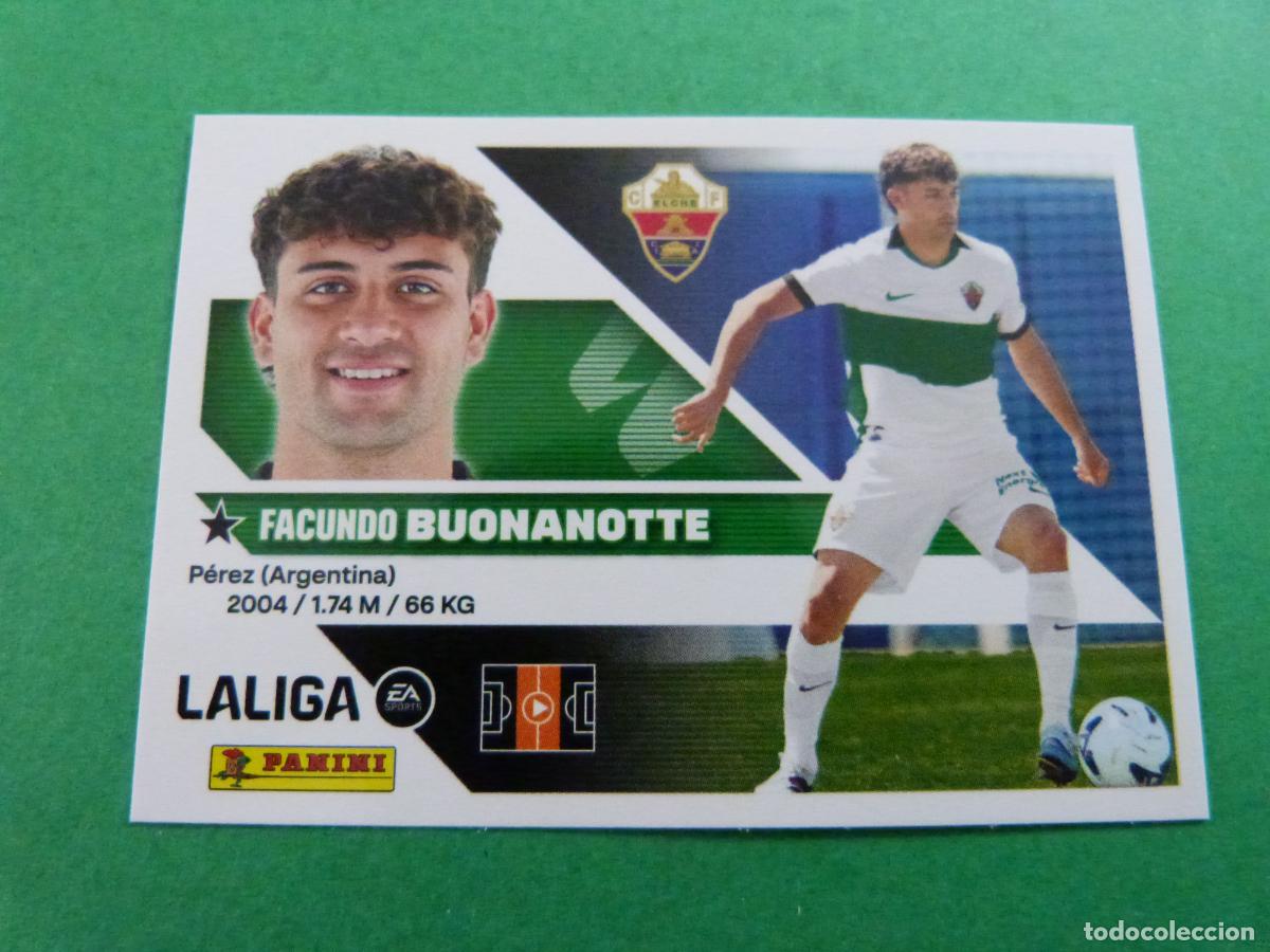 Cromos de f&uacute;tbol: CROMO FUTBOL BUONANOTTE ELCHE C.F. SIN PEGAR FICHAJE N&ordm; 32 LIGA ESTE 2026-2027/26-27 PANINI