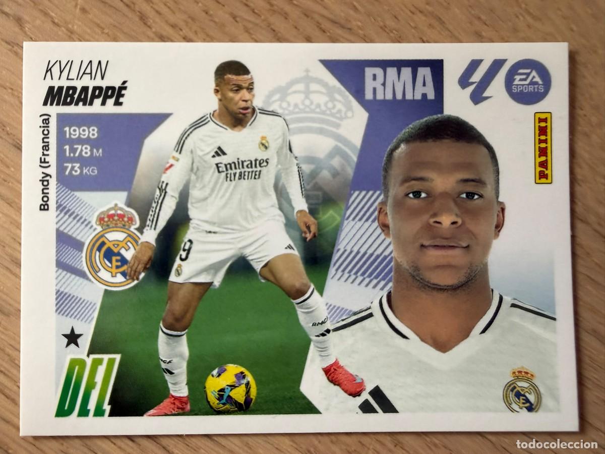 Cromos de f&uacute;tbol: 19 MBAPPE REAL MADRID 25 26 2025 2026 LIGA EA SPORTS COLECCIONES ESTE SIN PEGAR STICKER