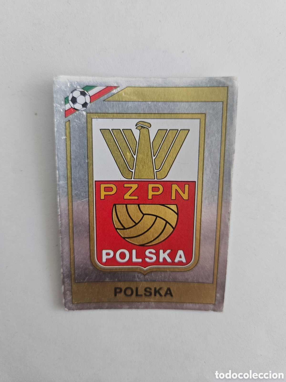 Cromos de f&uacute;tbol: PANINI MEXICO 86 CROMO ESCUDO METALIZADO # 364 POLSKA