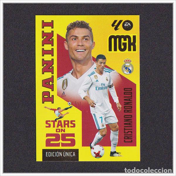 Cromos de f&uacute;tbol: MEGACRACKS 2026 2027 26 27 PANINI CRISTIANO RONALDO 442 REAL MADRID STARS ON 25 EDICI&Oacute;N UNICA MGK