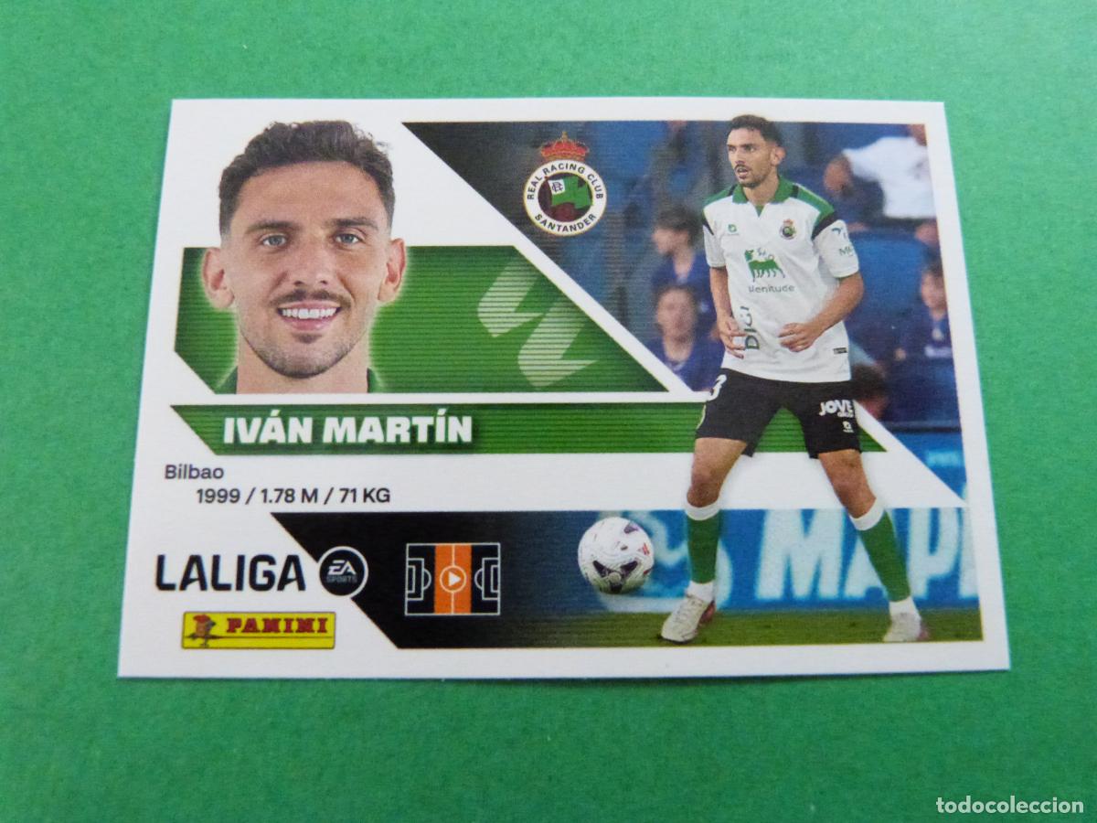 Cromos de f&uacute;tbol: CROMO FUTBOL IVAN MARTIN RACING DE SANTANDER SIN PEGAR FICHAJE N&ordm; 34 LIGA ESTE 2026-2027/26-27