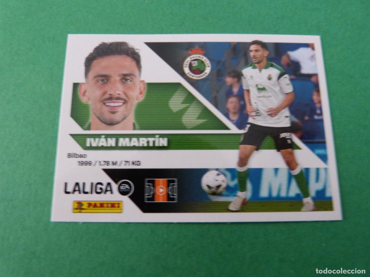 Cromos de f&uacute;tbol: CROMO FUTBOL IVAN MARTIN RACING DE SANTANDER SIN PEGAR FICHAJE N&ordm; 34 LIGA ESTE 2026-2027/26-27