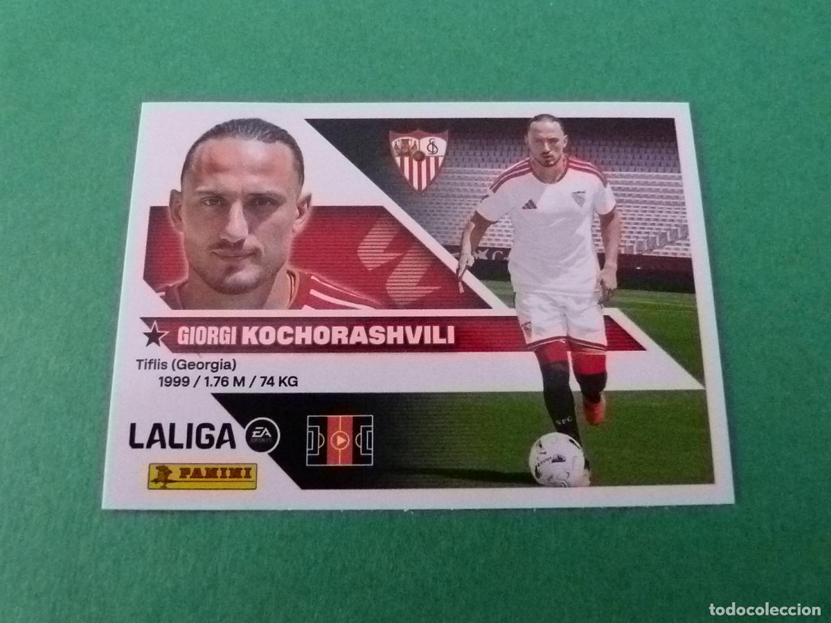 Cromos de f&uacute;tbol: CROMO FUTBOL KOCHORASHVILI SEVILLA F.C. SIN PEGAR FICHAJE N&ordm; 36 LIGA ESTE 2026-2027/26-27