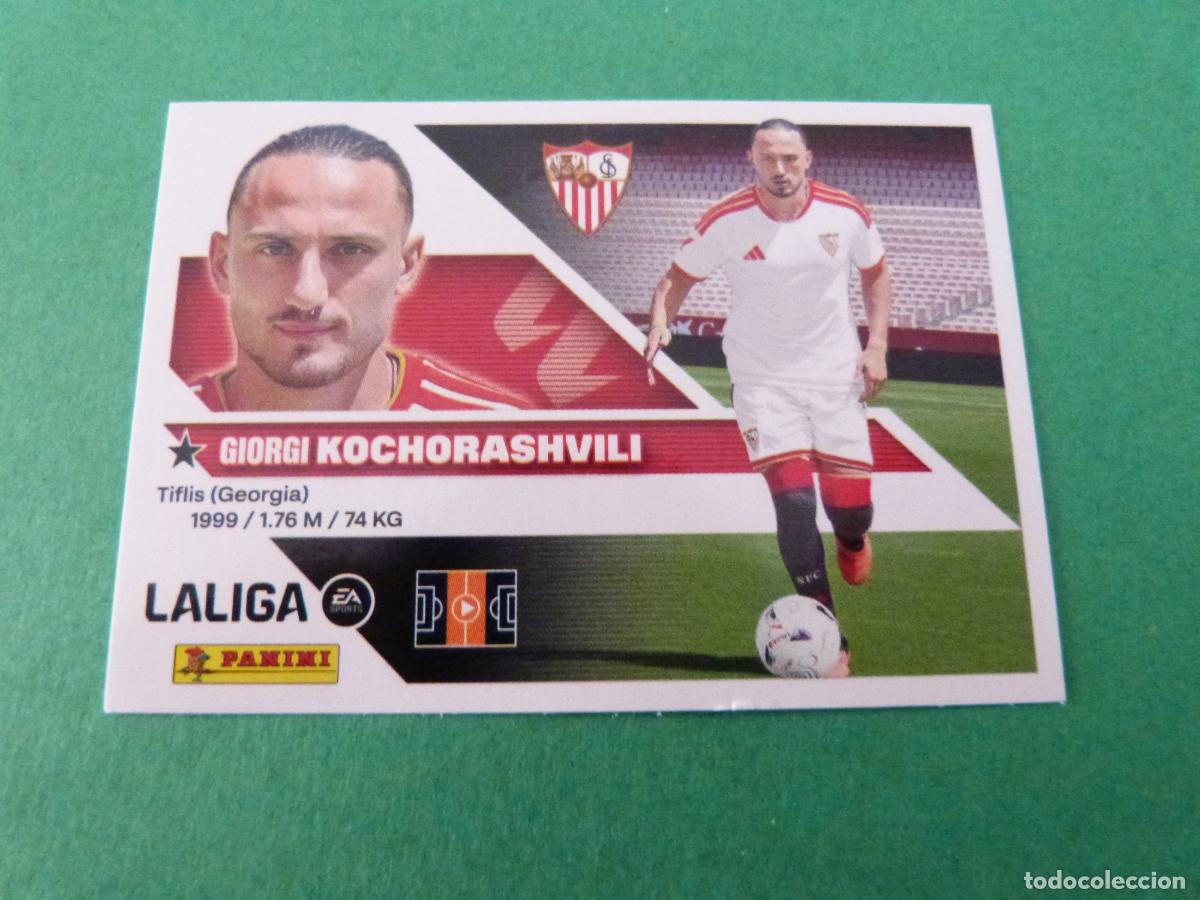 Cromos de f&uacute;tbol: CROMO FUTBOL KOCHORASHVILI SEVILLA F.C. SIN PEGAR FICHAJE N&ordm; 36 LIGA ESTE 2026-2027/26-27