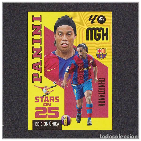 Cromos de f&uacute;tbol: MEGACRACKS 2026 2027 26 27 PANINI RONALDINHO 436 BARCELONA BAR&Ccedil;A STARS ON 25 EDICI&Oacute;N UNICA LIGA MGK