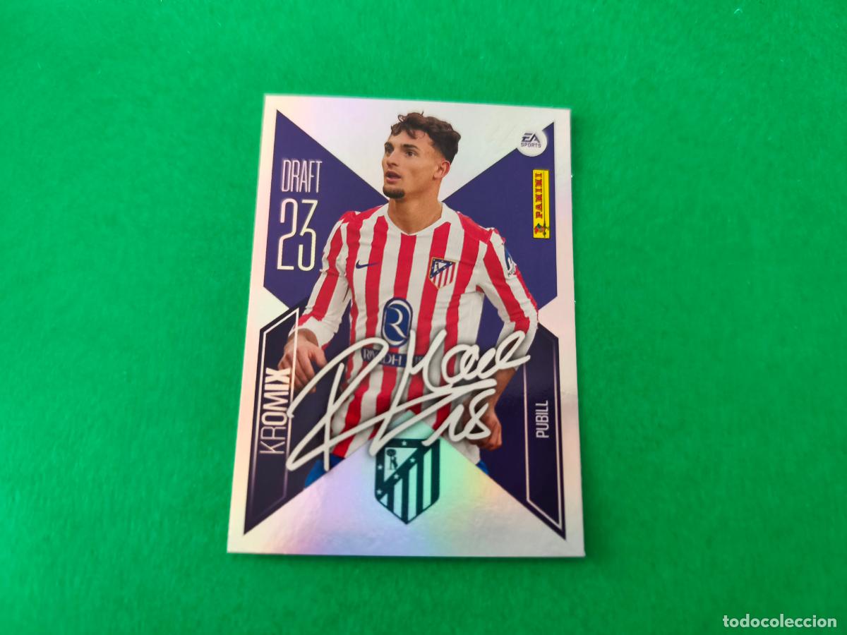 Cromos de f&uacute;tbol: CROMO FUTBOL PUBILL ATLETICO DE MADRID SIN PEGAR N&ordm; K19 KROMIX LIGA ESTE 2026-2027/26-27