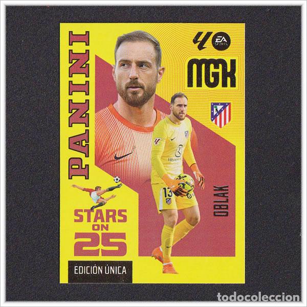 Figurine di Calcio: MEGACRACKS 2026 2027 26 27 PANINI OBLAK 447 STARS ON 25 ATL&Eacute;TICO MADRID EDICI&Oacute;N UNICA ALBUM LIGA MGK