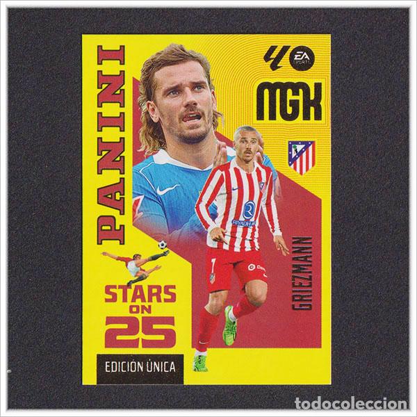 Fu&szlig;ball-Sticker: MEGACRACKS 2026 2027 26 27 PANINI GRIEZMANN 443 STARS ON 25 ATL&Eacute;TICO MADRID EDICI&Oacute;N UNICA LIGA MGK