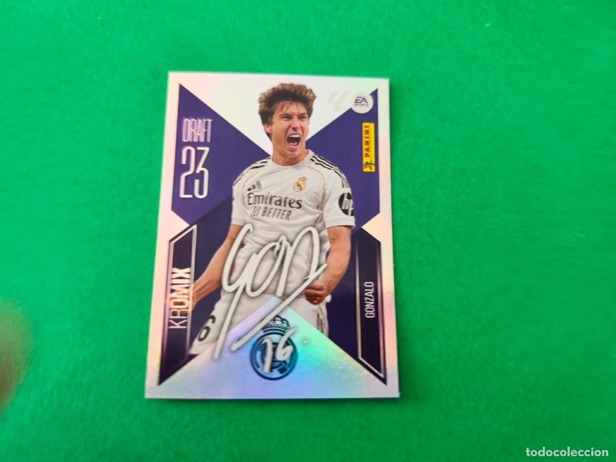 Cromos de Futebol: CROMO FUTBOL GONZALO REAL MADRID C.F. SIN PEGAR N&ordm; K9 KROMIX LIGA ESTE 2026-2027/26-27