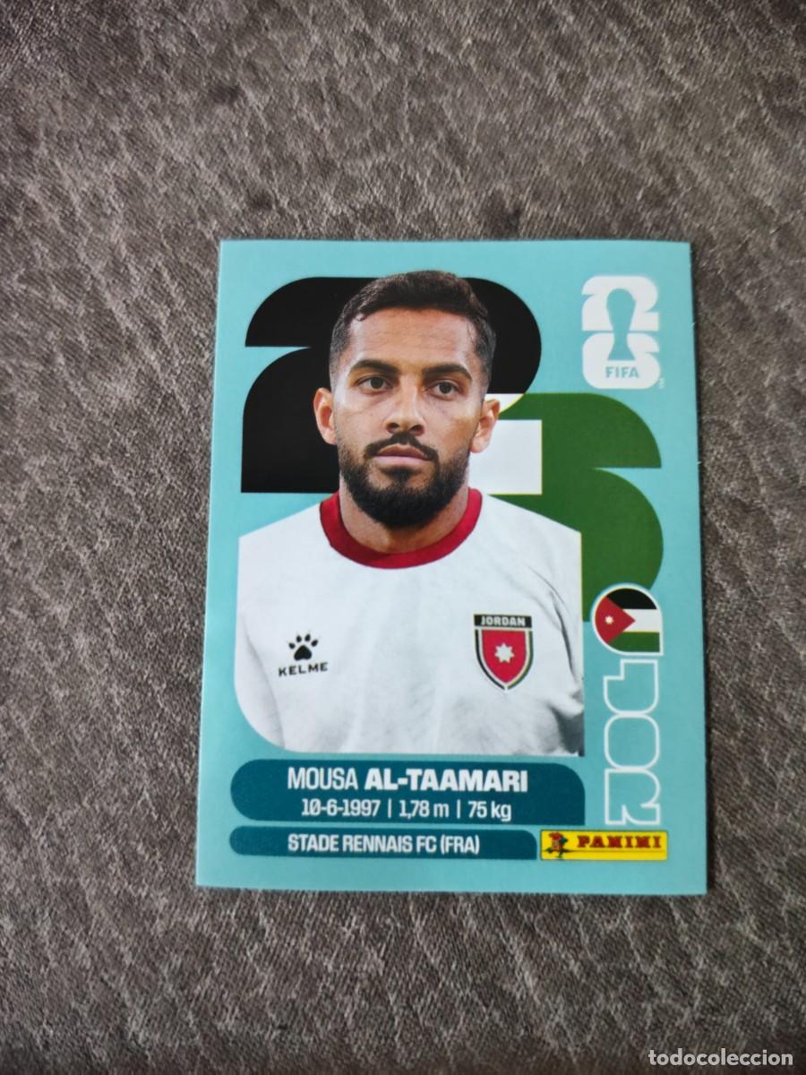 Fu&szlig;ball-Sticker: Cromo JOR15 MOUSA AL-TAAMARI JORDANIA. Colecci&oacute;n FIFA WORLD CUP 2026 PANINI Nuevo