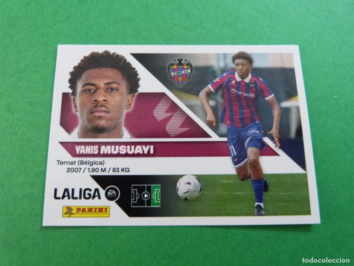 Cromos de f&uacute;tbol: CROMO FUTBOL MUSUAYI LEVANTE U.D. COLOCA SIN PEGAR N&ordm; 20 BIS LIGA ESTE 2026-2027/26-27