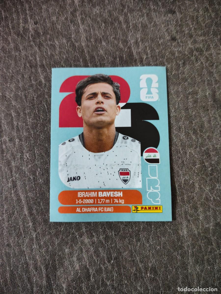 Cromos de f&uacute;tbol: Cromo IRQ11 IBRAHIM BAYESH IRAK. Colecci&oacute;n FIFA WORLD CUP 2026 PANINI Nuevo