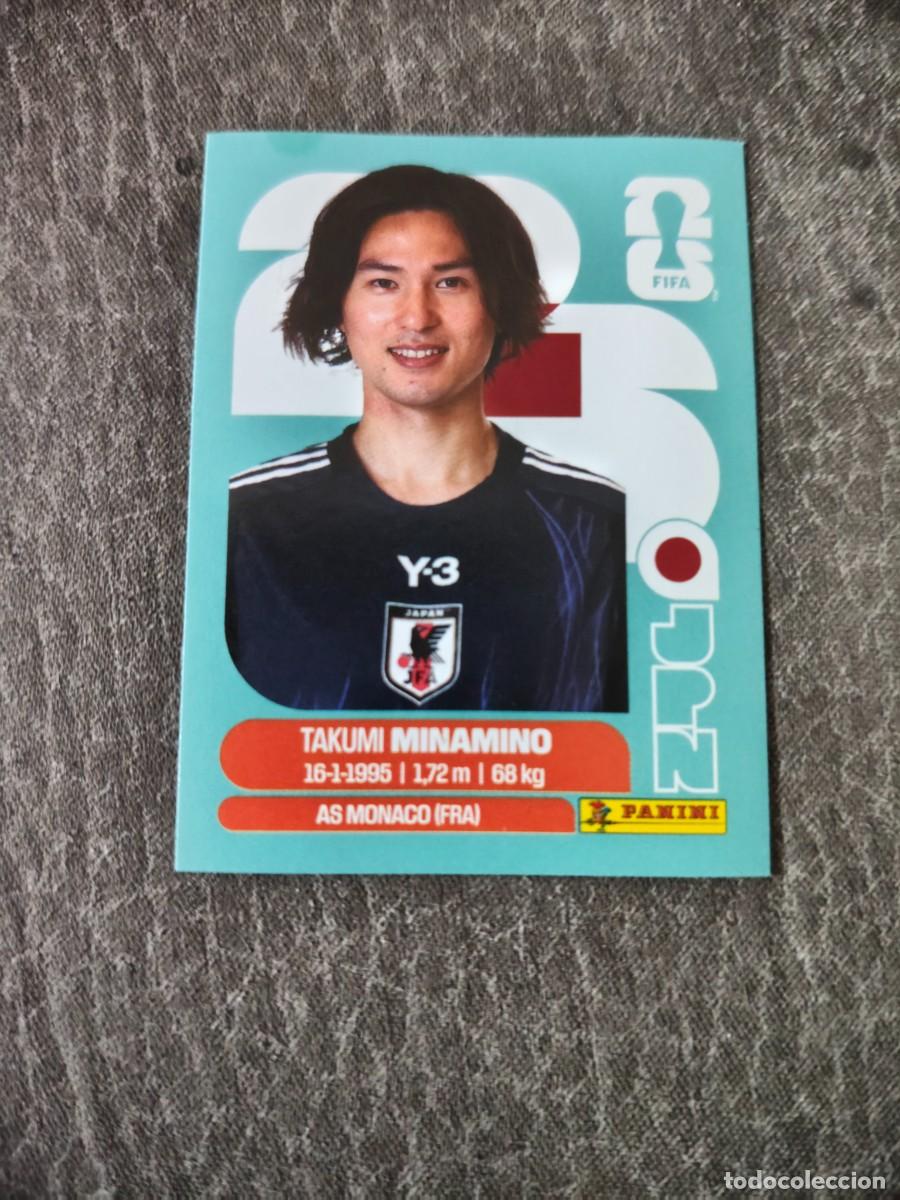 Cromos de f&uacute;tbol: Cromo JPN16 TAKUMI MINAMINO JAP&Oacute;N. Colecci&oacute;n FIFA WORLD CUP 2026 PANINI Nuevo