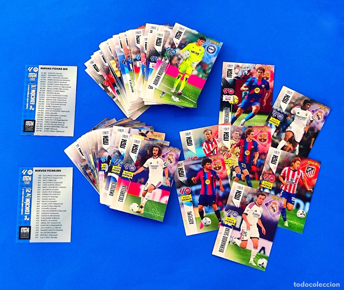 Cromos de f&uacute;tbol: Megacracks 2026 2027 / 26 27 Segunda 2&ordf; Edici&oacute;n completa 94 cartas Abdelkarim Diomande Barcelona