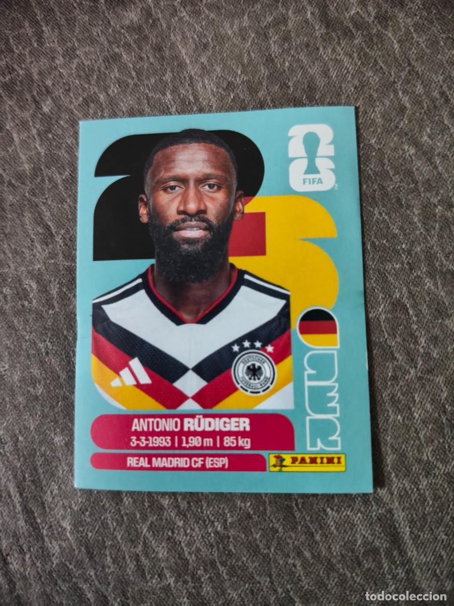 Cromos de f&uacute;tbol: Cromo GER6 ANTONIO R&Uuml;DIGER ALEMANIA. Colecci&oacute;n FIFA WORLD CUP 2026 PANINI Nuevo