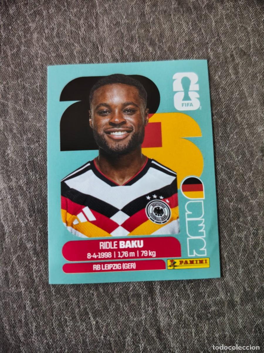 Cromos de f&uacute;tbol: Cromo GER8 RIDLE BAKU ALEMANIA. Colecci&oacute;n FIFA WORLD CUP 2026 PANINI Nuevo