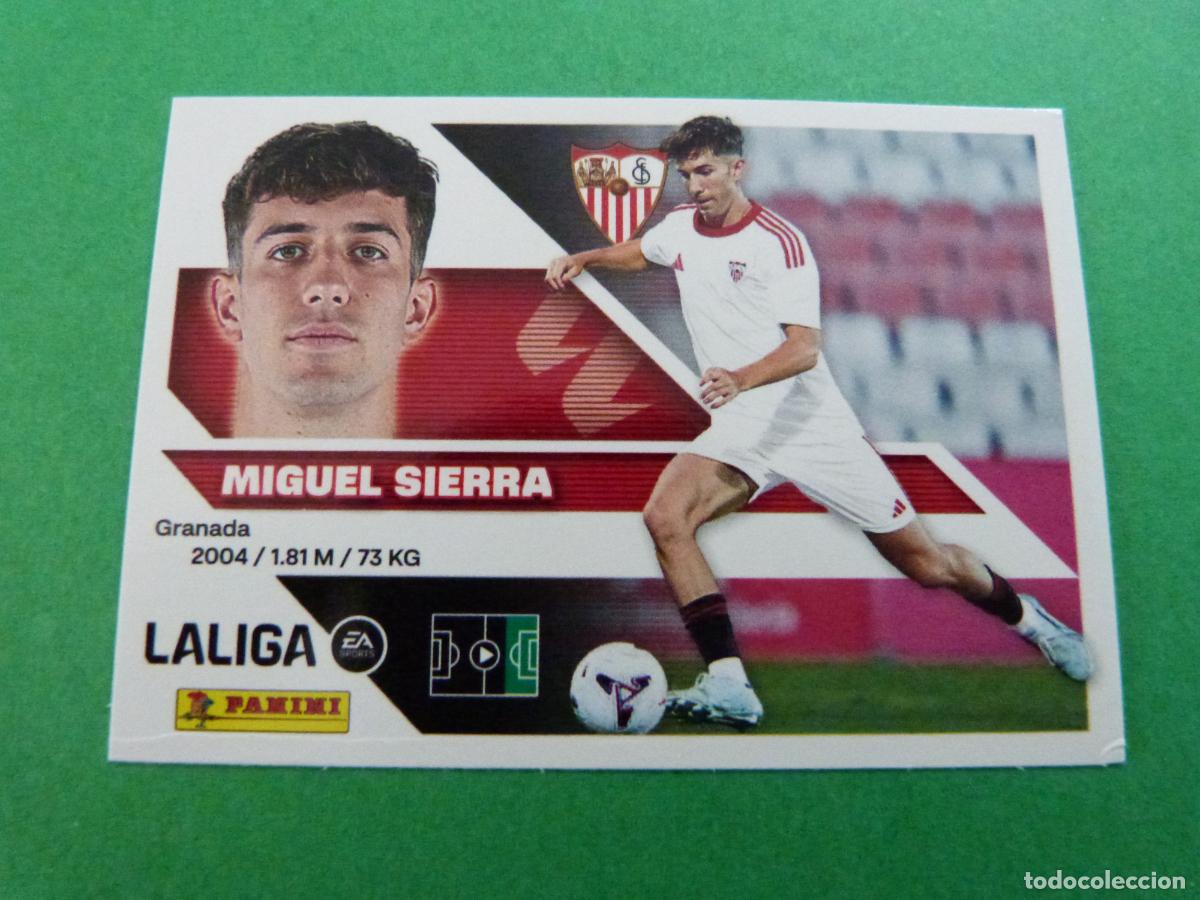 Cromos de f&uacute;tbol: CROMO FUTBOL M. SIERRA SEVILLA F.C. COLOCA SIN PEGAR N&ordm; 19 BIS 3&ordf; EDICI&Oacute;N LIGA ESTE 2026-2027/26-27