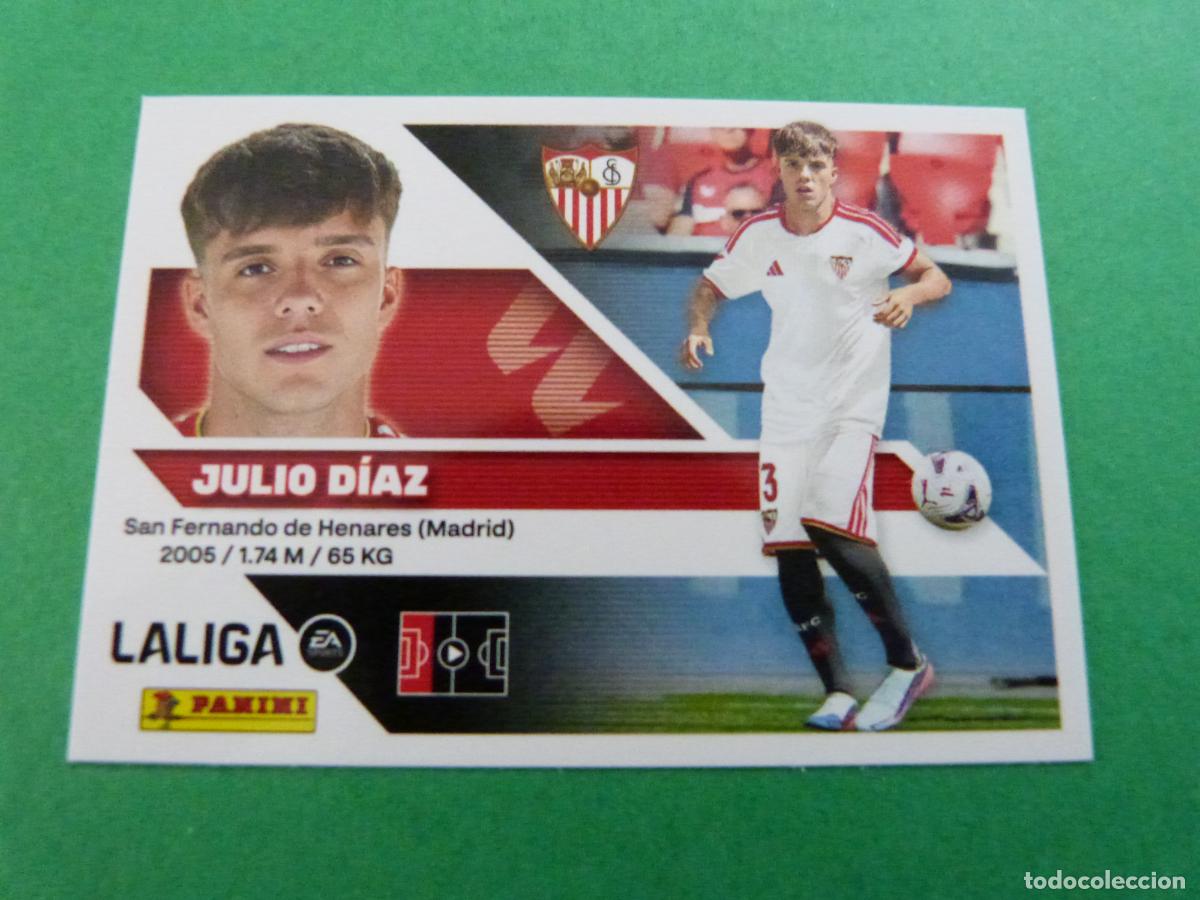 Cromos de f&uacute;tbol: CROMO FUTBOL JULIO DIAZ SEVILLA F.C. COLOCA SIN PEGAR N&ordm; 8 BIS 3&ordf; EDICI&Oacute;N LIGA ESTE 2026-2027/26-27