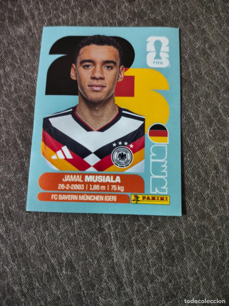 Cromos de f&uacute;tbol: Cromo GER15 JAMAL MUSIALA ALEMANIA. Colecci&oacute;n FIFA WORLD CUP 2026 PANINI Nuevo
