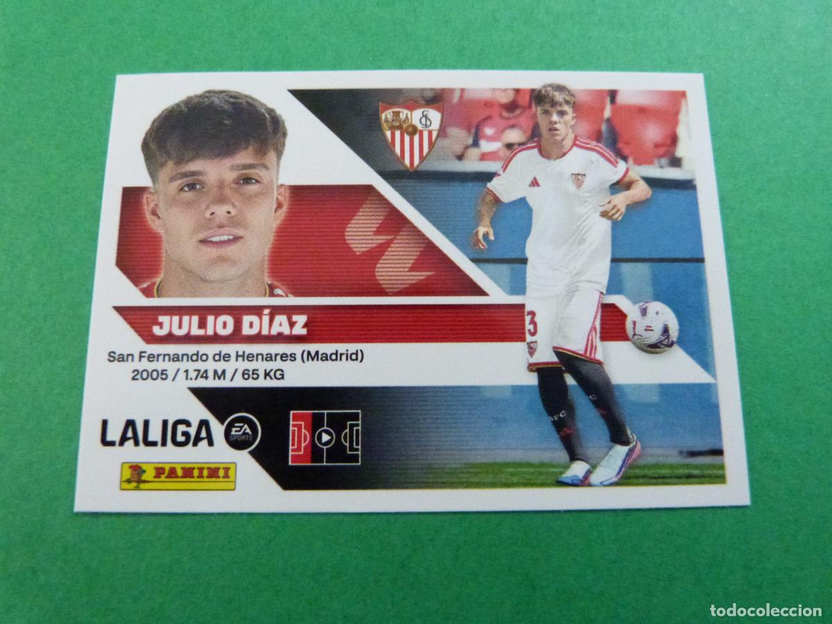Cromos de f&uacute;tbol: CROMO FUTBOL JULIO DIAZ SEVILLA F.C. COLOCA SIN PEGAR N&ordm; 8 BIS 3&ordf; EDICI&Oacute;N LIGA ESTE 2026-2027/26-27