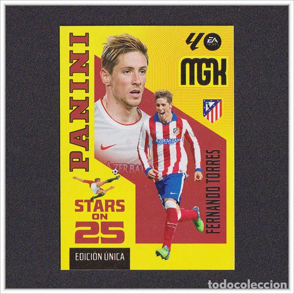 Cromos de f&uacute;tbol: MEGACRACKS 2026 2027 26 27 PANINI FERNANDO TORRES 432 STARS ON 25 ATL&Eacute;TICO MADRID EDICI&Oacute;N UNICA MGK