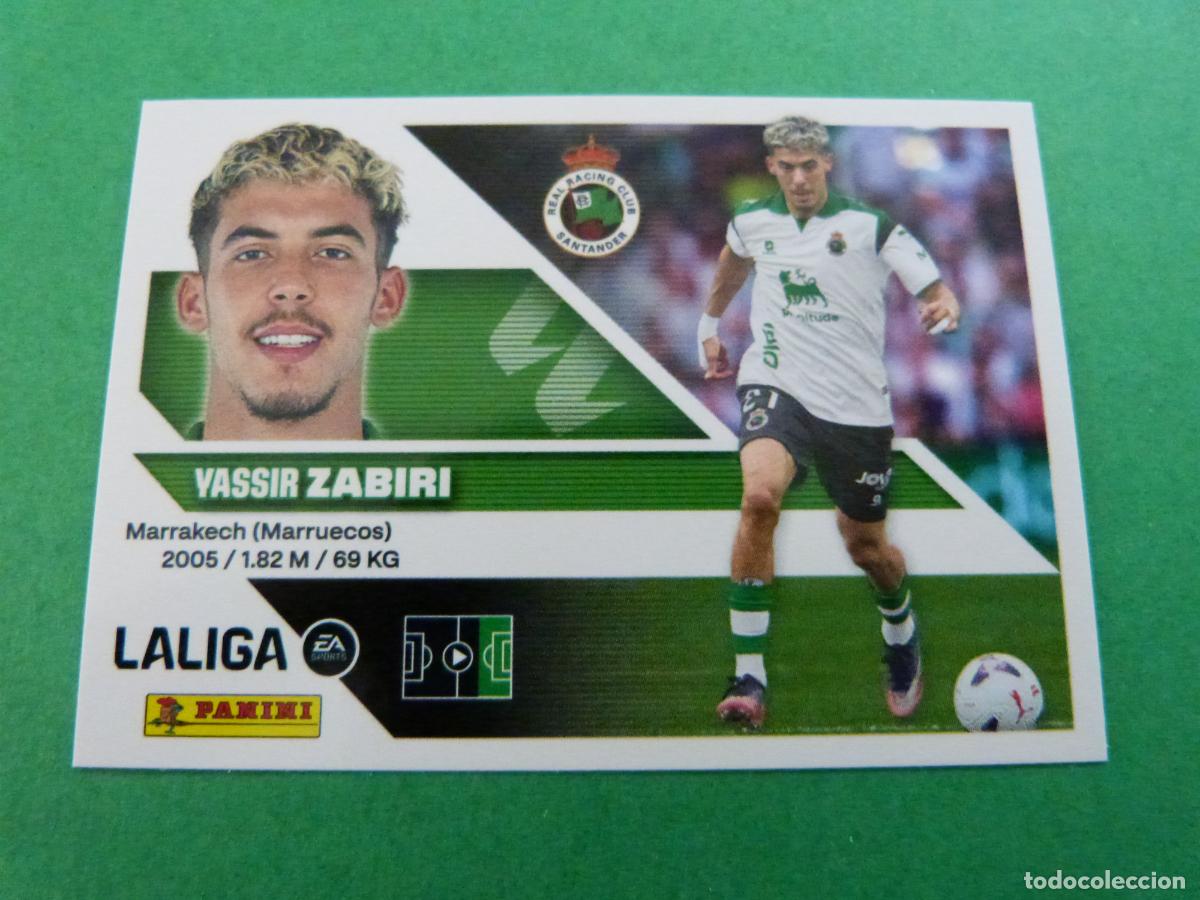 Cromos de f&uacute;tbol: CROMO FUTBOL ZABIRI RACING SANTANDER COLOCA SIN PEGAR N&ordm; 15 BIS 3&ordf; EDICI&Oacute;N LIGA ESTE 2026-2027/26-27