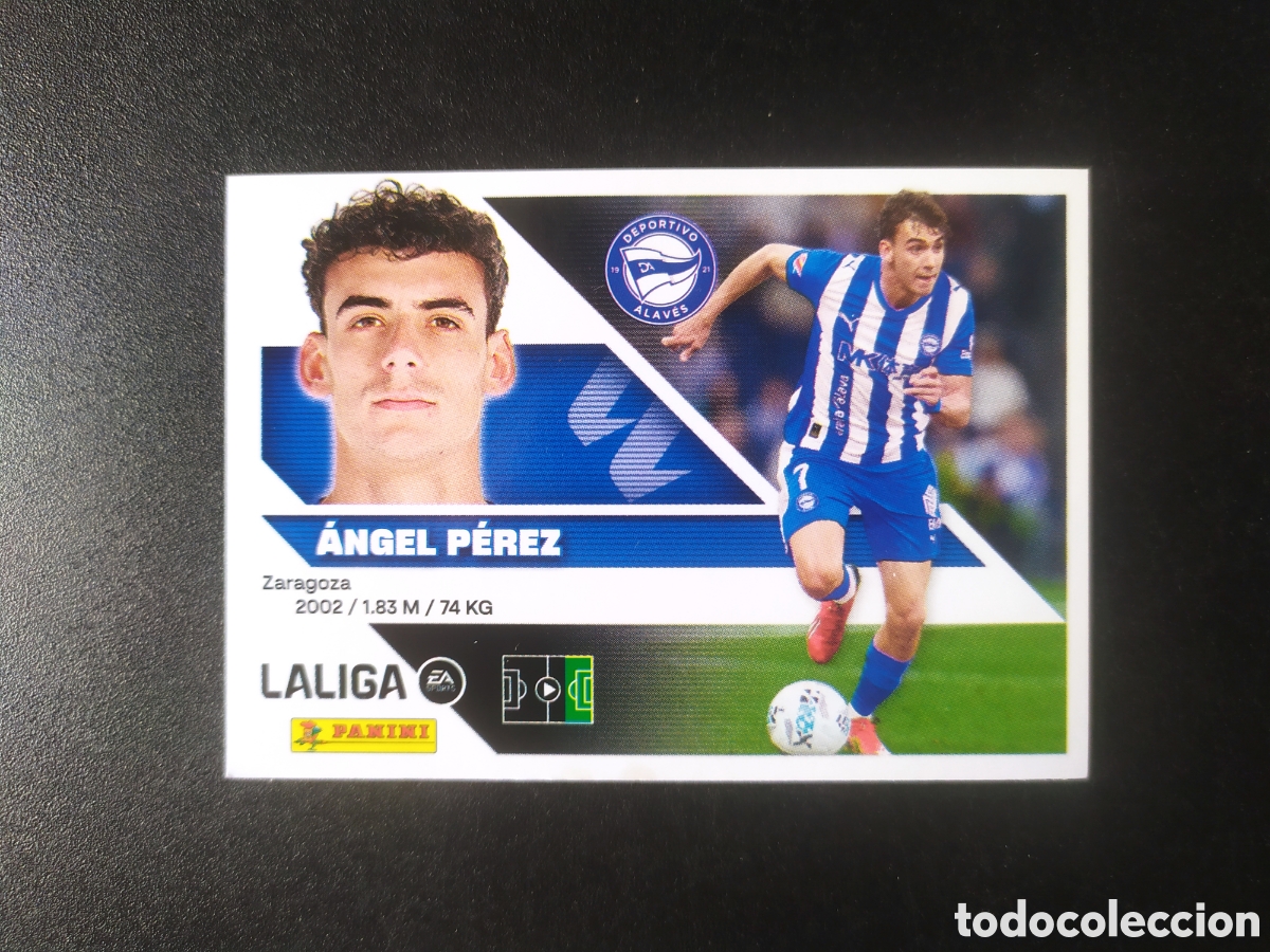 Cromos de f&uacute;tbol: Liga este 2026 2027 26 27 panini Angel P&eacute;rez n&deg; 17 Alav&eacute;s