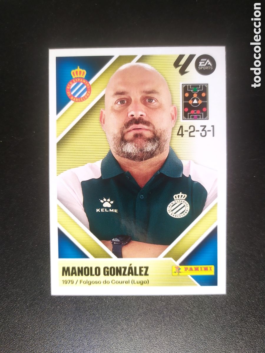 Cromos de f&uacute;tbol: Liga este 2026 2027 26 27 panini Manolo Gonz&aacute;lez n&deg; 2 Espanyol