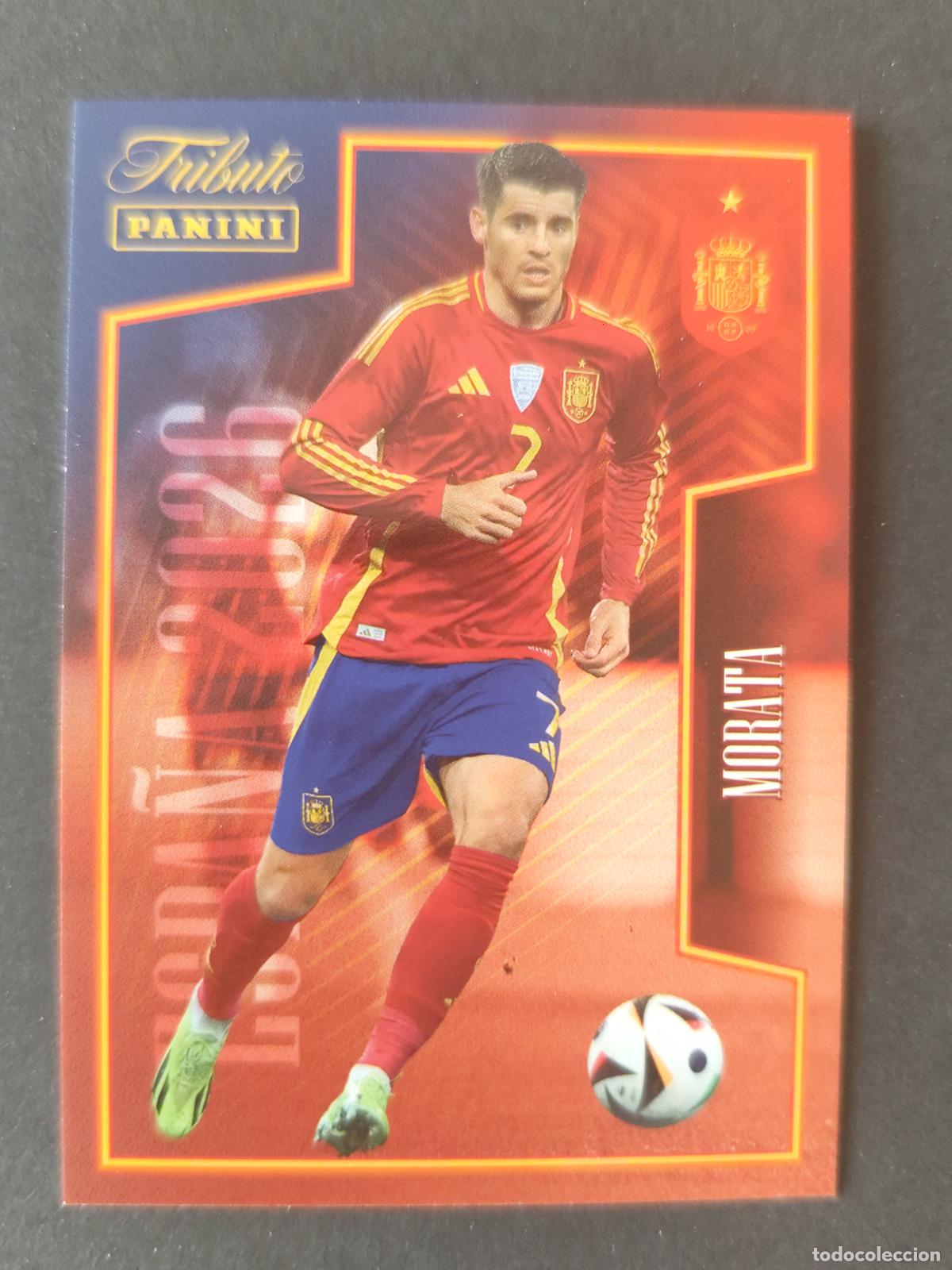Figurine di Calcio: 67 MORATA LA ROJA 2026 TRIBUTO SELECCI&Oacute;N ESPA&Ntilde;OLA 2010-2026 &iexcl;VAMOS CAMPEONES!
